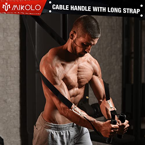 Mikolo Weight Lifting Pulley System for Full Body Home Gym, Adjustable Cable & Attachments