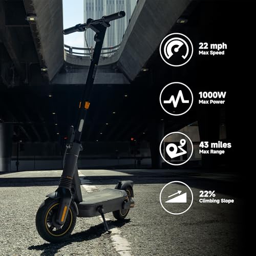 Segway Ninebot MAX G3 Plus Electric Scooter for Adults, UL Certified, 22 MPH, 43-Mile Range, Model G3 Plus