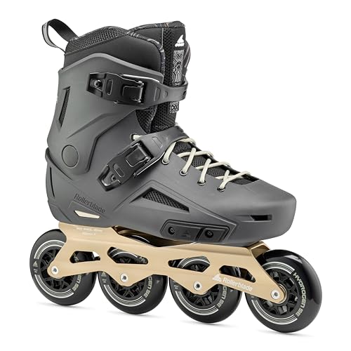 Rollerblade Lightning 90 Men's Urban Inline Skates - Anthracite & Taupe, Size 10