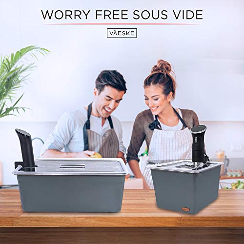Insulated Sous Vide Container with Lid and Rack - 12 QT Heat Retention