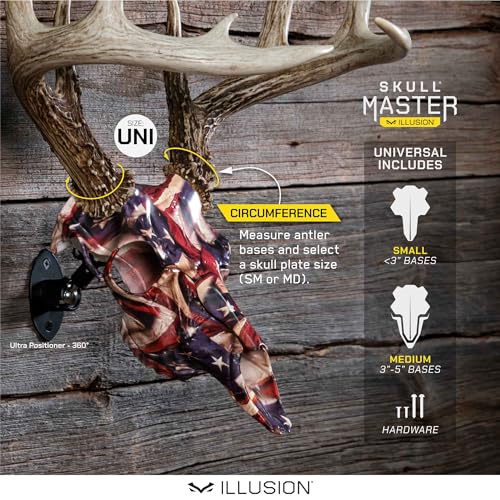 Deer Antler Mounting Kit for Skull Master - Realistic European Mount System