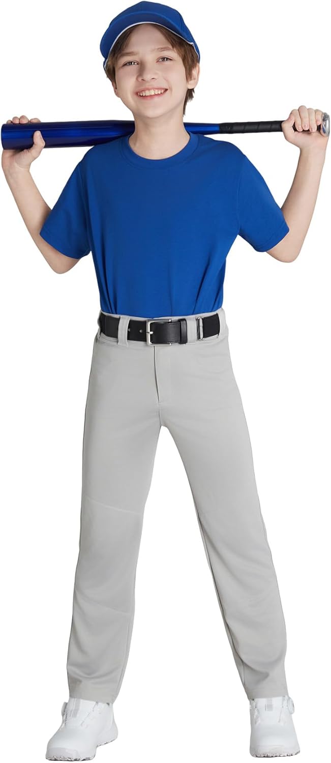 QBK Toddler Boys Baseball Pants | Softball Pants for Girls | Sizes 2T to 17 Years