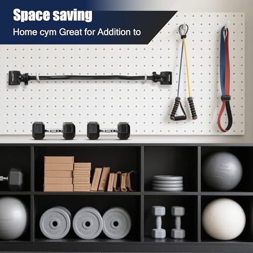 Dumbbell to Barbell Converter - Adjustable EZ Curl Bar for Home Gym