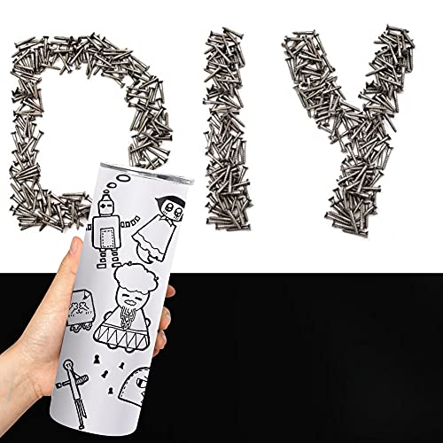 YOUKE OLA 24 Pack 20oz Sublimation Tumblers Straight Skinny Insulated Blank Cups with Gift Boxes & Accessories