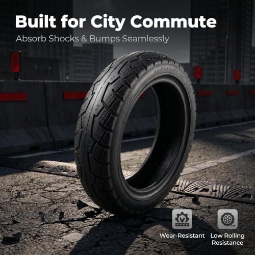 14x2.125 Tubeless Tire for Electric Scooters & E-Bikes - 60% Natural Rubber, Explosion-Proof, Angled Valve - Variation 1