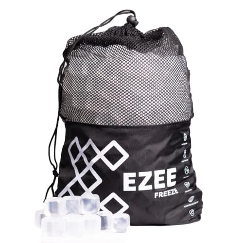 Reusable Ice Cubes for Coolers - Mega Freeze 10.5 lb Pack, Food Safe & Reusable
