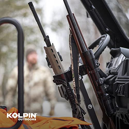 Kolpin UTV Gun Rack - Heavy-Duty Floor Mount for ATV & Utility Vehicles