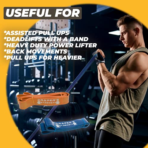 Heavy Duty Resistance Loop Bands Set - 6 Colorful Latex Exercise Bands for Powerlifting & CrossFit, 13, 41 Inch
