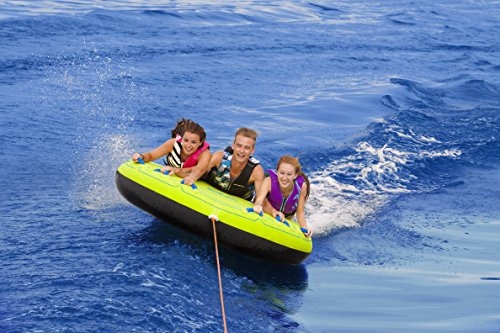 3 Person Comfort Shell Towable Inflatable Tube for Boating - Water Recreation