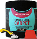 Boat Trailer Bunk Carpet Kit 9x100ft Marine Carpet Covers for Trailers Black - Variation of THIS listing