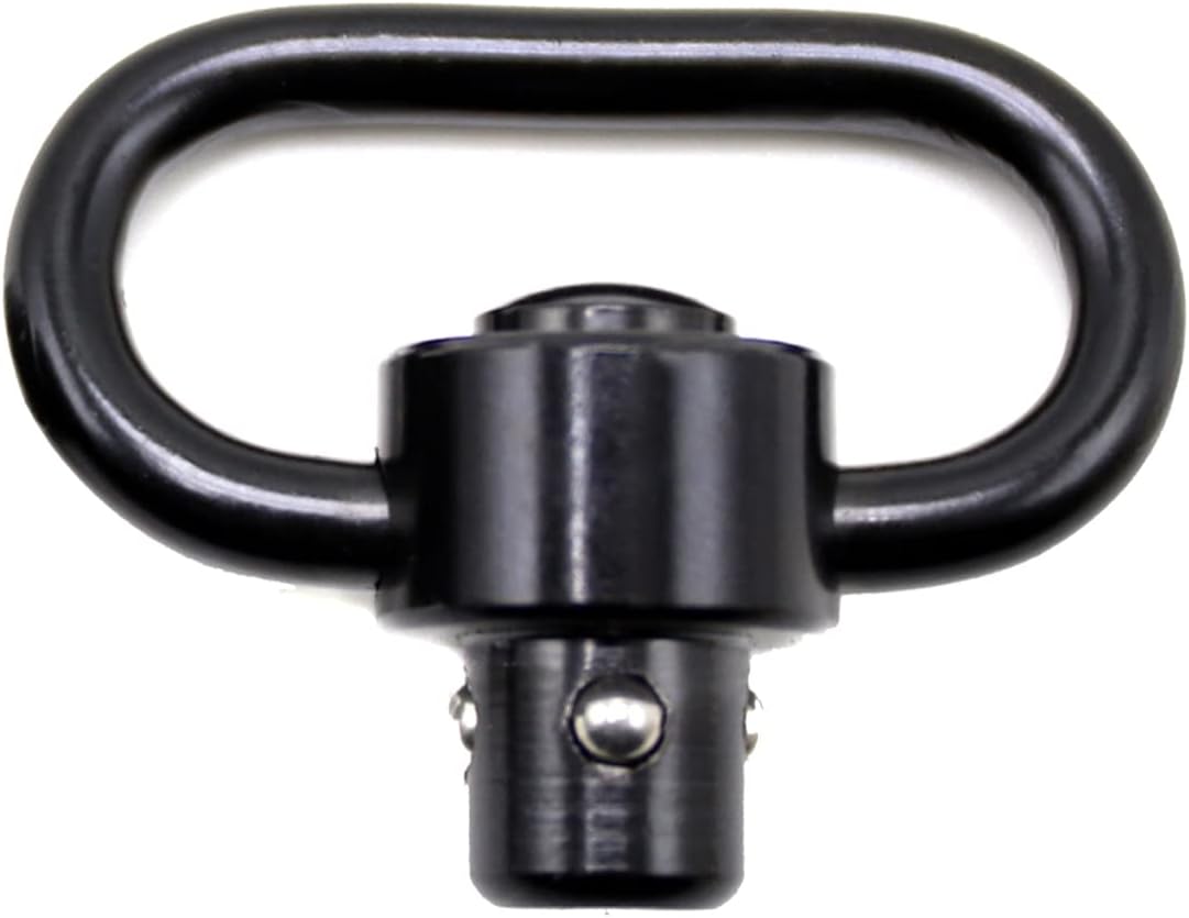 Smith's Sling Swivel - 1.25'' Heavy Duty Quick Detachable Push Button | Black Finish