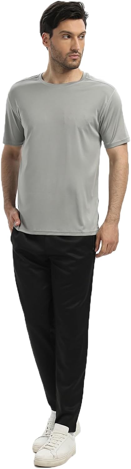 Skiennix Men's Quick Dry Short Sleeve T-Shirts - Lightweight 5/6 Pack for Gym & Athletic Wear