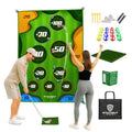 Golf Game for Adults Indoor Outdoor - Backyard Chipping Set with Sticky Balls - Family Multi-Player Activity - Variation: No Club