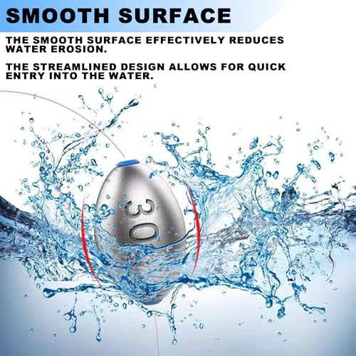 20g Lead Oval Sliding Fish Sinkers for Catfish Bass - 10 Pack