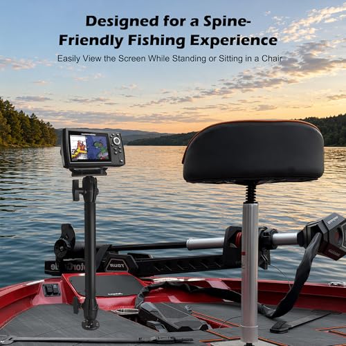 Windfrd Marine Fish Finder Mount for Humminbird Helix 5 & 7 - Saltwater-Resistant Aluminum