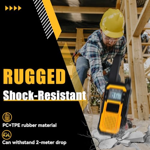 Retevis RB48 Heavy Duty Walkie Talkies with Dual Charger - Long Range Two-Way Radios