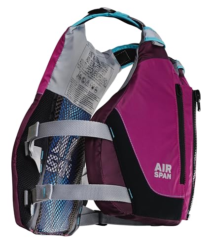 Onyx Air Span Breeze USCG Approved Paddling Life Jacket - Purple Medium-Large