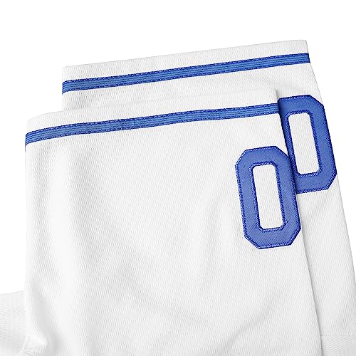 Baseball Jersey Shirt - Benny 'The Jet' Rodriguez #30 Mesh Polyester S-3XL 3X-Large White Blue Variation