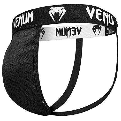 Venum Competitor Groinguard - Black/Grey Large Shock Absorbing Cup for Athletes