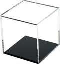 Skiennix Clear Acrylic Display Box - Dustproof Organizer for Collectibles | 3x3 Inch Cube