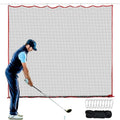 20x10ft Golf Netting with Impact Mesh - Easy Setup Backyard Practice Net