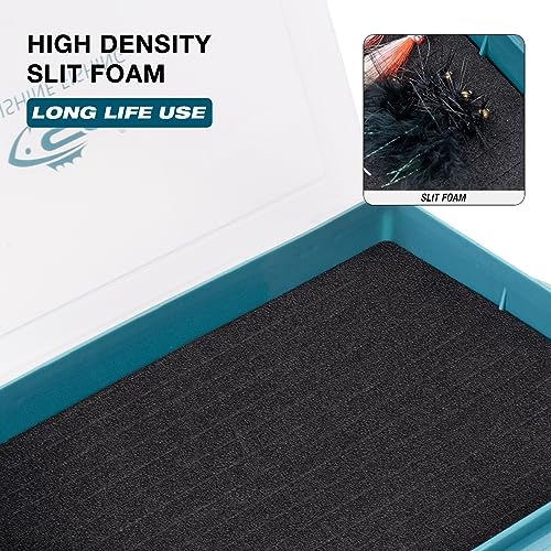 SF 2-Pack Fishing Tackle Box Trays with Foam Insert and Double Buckle - 3602-2PCS