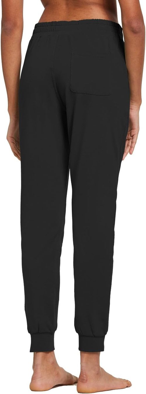 Baleaf Women's Cotton Joggers - Tapered Sweatpants with Pockets for Casual & Workout Wear