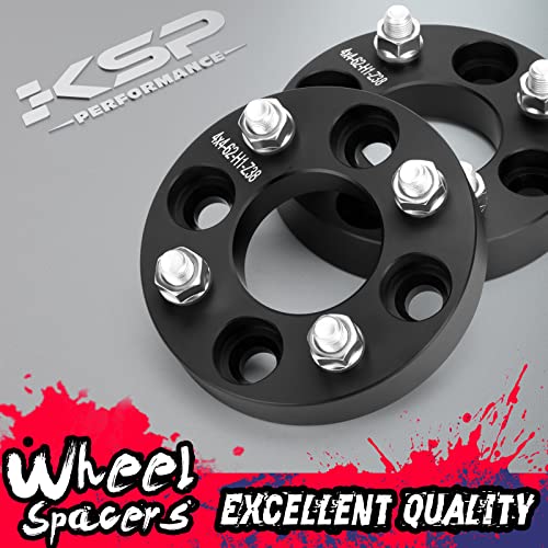 KSP Performance 1 Inch 4x4 Wheel Spacers for Golf Cart ATV Black 4PCS