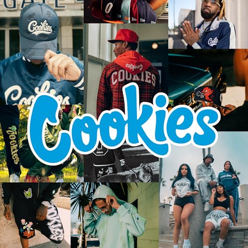 Cookies Logo Men's Pullover Hoodie - Large, Red & White