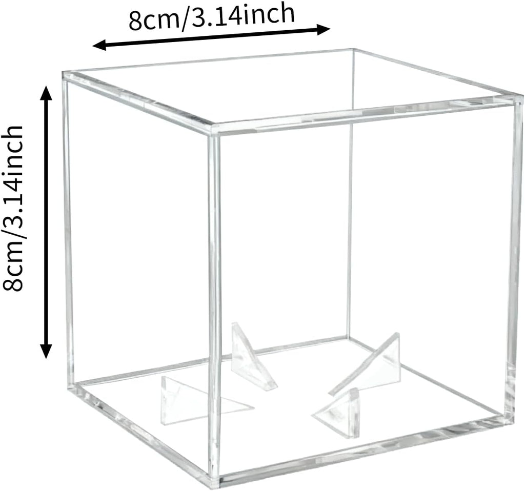 Skiennix Baseball Display Case - 40 Pcs UV Protected Autograph Ball Protectors | Clear Acrylic Showcase