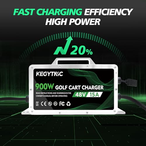 48V 15A Golf Cart Battery Charger for Club Car DS Precedent Carryall