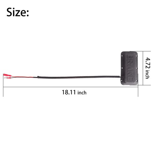 10L0L Universal Golf Cart Brake Light Switch/Brake Pad Switch for Yamaha Club Car EZGO TXT RXV