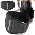 MANUEKLEAR Black M Weight Lifting Belt 29-35 Inches for Gym Workouts