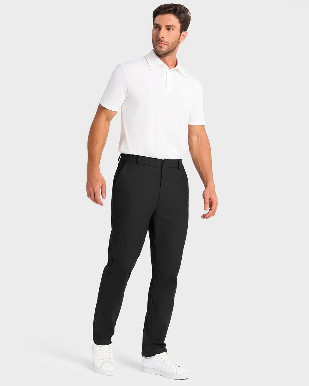 SNOWTEN Men's Classic Fit Golf Pants - Lightweight Stretch Dress Pants with Pockets | Sizes 30''/32''/34''
