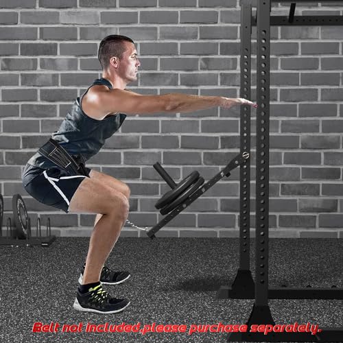 Adjustable Belt Squat Attachment for Power Racks - Universal Fit