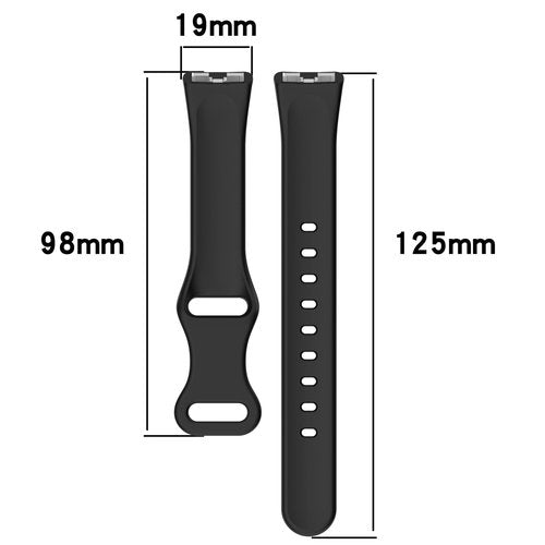 MOTONG Compatible with Huawei Band 10 Replacement Strap - Repalcement Silicone Wrist Watch Strap Compatible with Huawei Band 10/9/8(Black)