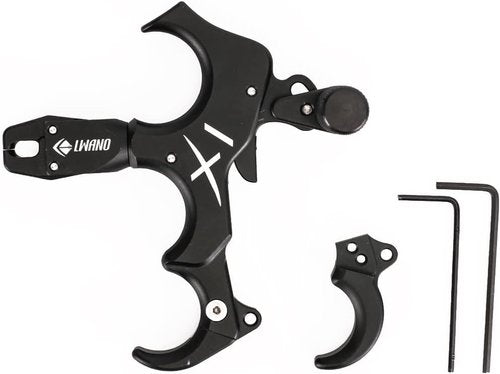 LWANO X1 Compound Bow Release - Adjustable 3&4 Finger Grip Archery Release Aid for Precision Shooting