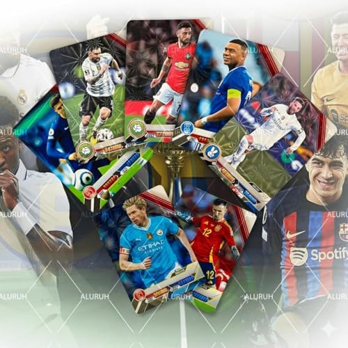 Soccer Trading Card Set - 32 Mixed 2024 Cards for Fans & Collectors