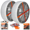 AutoSock Snow Socks for Passenger Vehicles HP697 - Pack of 2, Winter Tire Traction Device