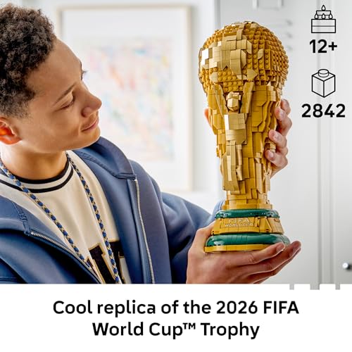 LEGO FIFA World Cup Official Trophy Building Set for Soccer Fans Ages 12+
