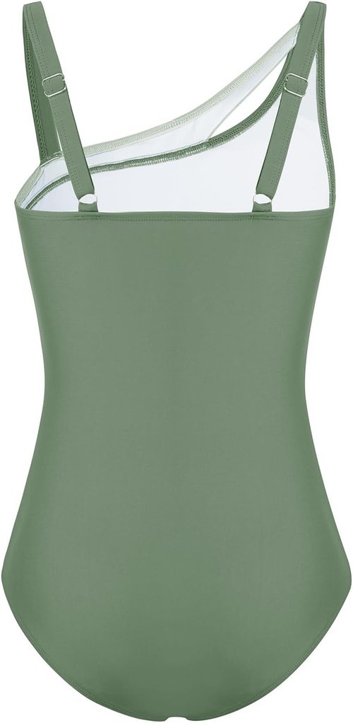 Belovance One Piece Girls Swimsuit - Solid Color Ruched Design | Quick Dry for Ages 7-16