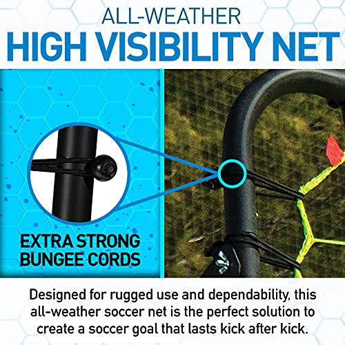 Franklin Sports 6' x 4' Soccer Rebounder - Adjustable Angles, All-Weather Net, Black