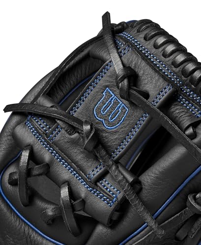 Wilson A700 11.25" Infield Baseball Glove Black/Royal Right Hand Throw - Multiple Styles & Sizes
