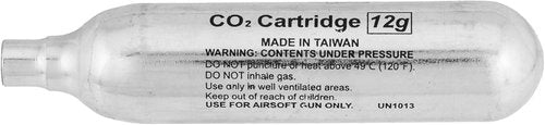 Lancer Tactical 50-Pack High-Grade 12g CO2 Airsoft Cylinders | Perfect for Pellet & BB Guns