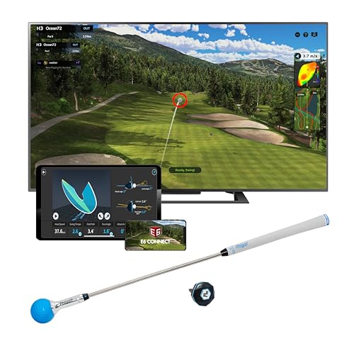 PHIGOLF Home Golf Simulator 27.6" Aluminum Motion Sensor & 3D Swing Analysis