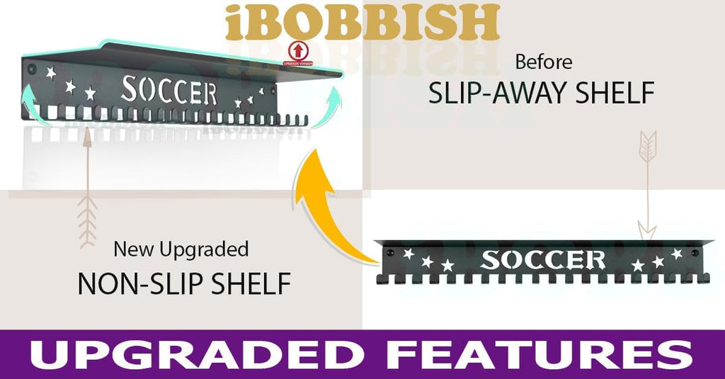 Skiennix Non-Slip Medal Hanger - Wall Display for Trophies & Medals | 16-Inch Length, Ideal for Sports