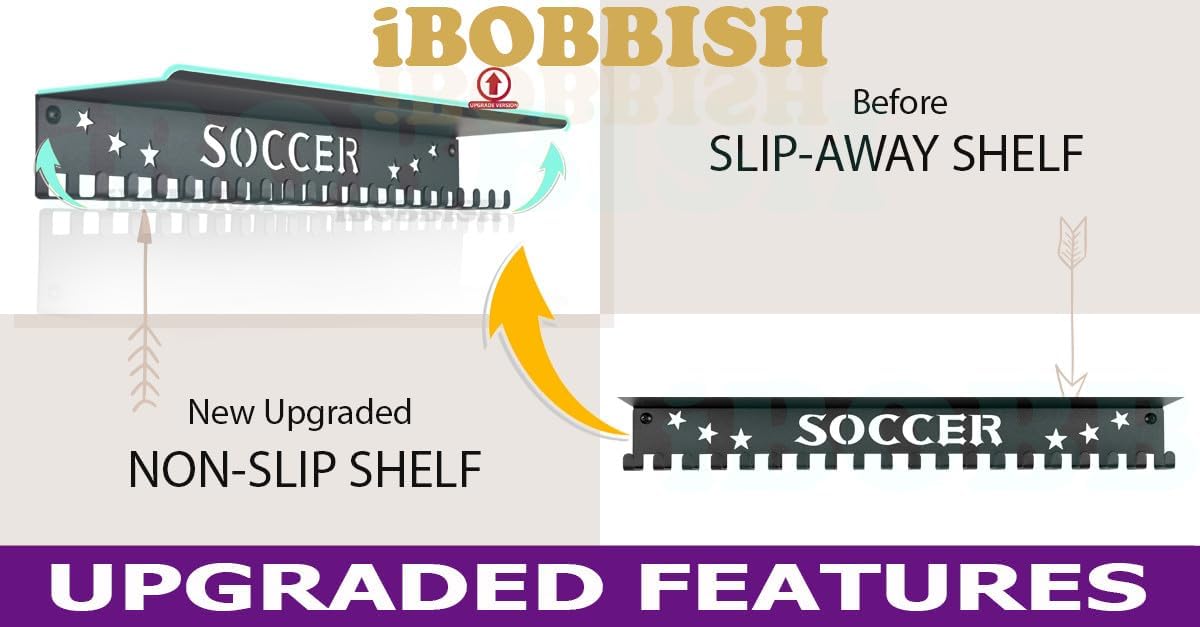 Skiennix Non-Slip Medal Hanger - Wall Display for Trophies & Medals | 16-Inch Length, Ideal for Sports