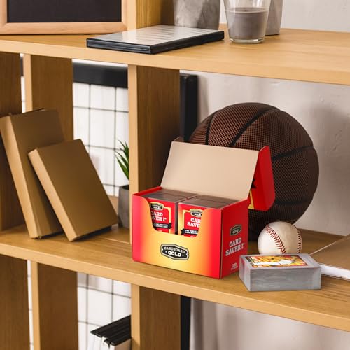 Cardboard Gold Card Saver 1 Semi-Rigid Card Holders - 2000 Count, Without Sleeves