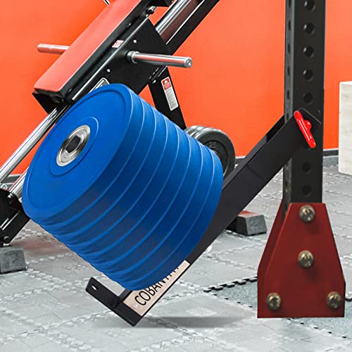 14-Inch Post Length Belt Squat Attachment for Power Racks 2-Inch Weight Plate Hole
