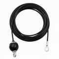 J Bryant Fitness Gym Replacement Customize Cable Fitness Pulley Thick 0.2inch/5mm Heavy Duty Steel Wire Rope for Home Gym Cable Pulley Attachments Machine Accessories (Type-B, 78")